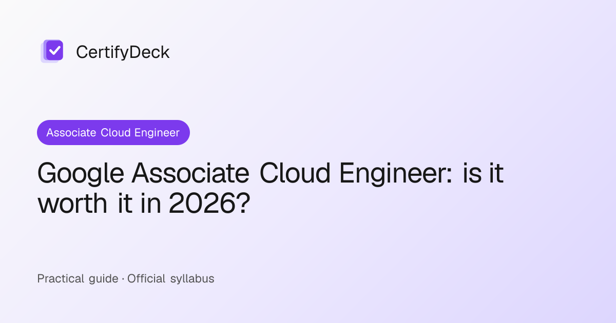 Google Associate Cloud Engineer: is it worth it in 2026?